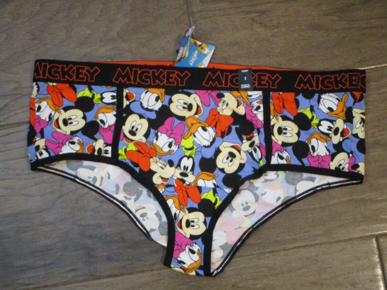 TORRID BLUE MICKEY MOUSE & FRIENDS CHEEKY PANTIES SIZE 2 (2X/18-20)