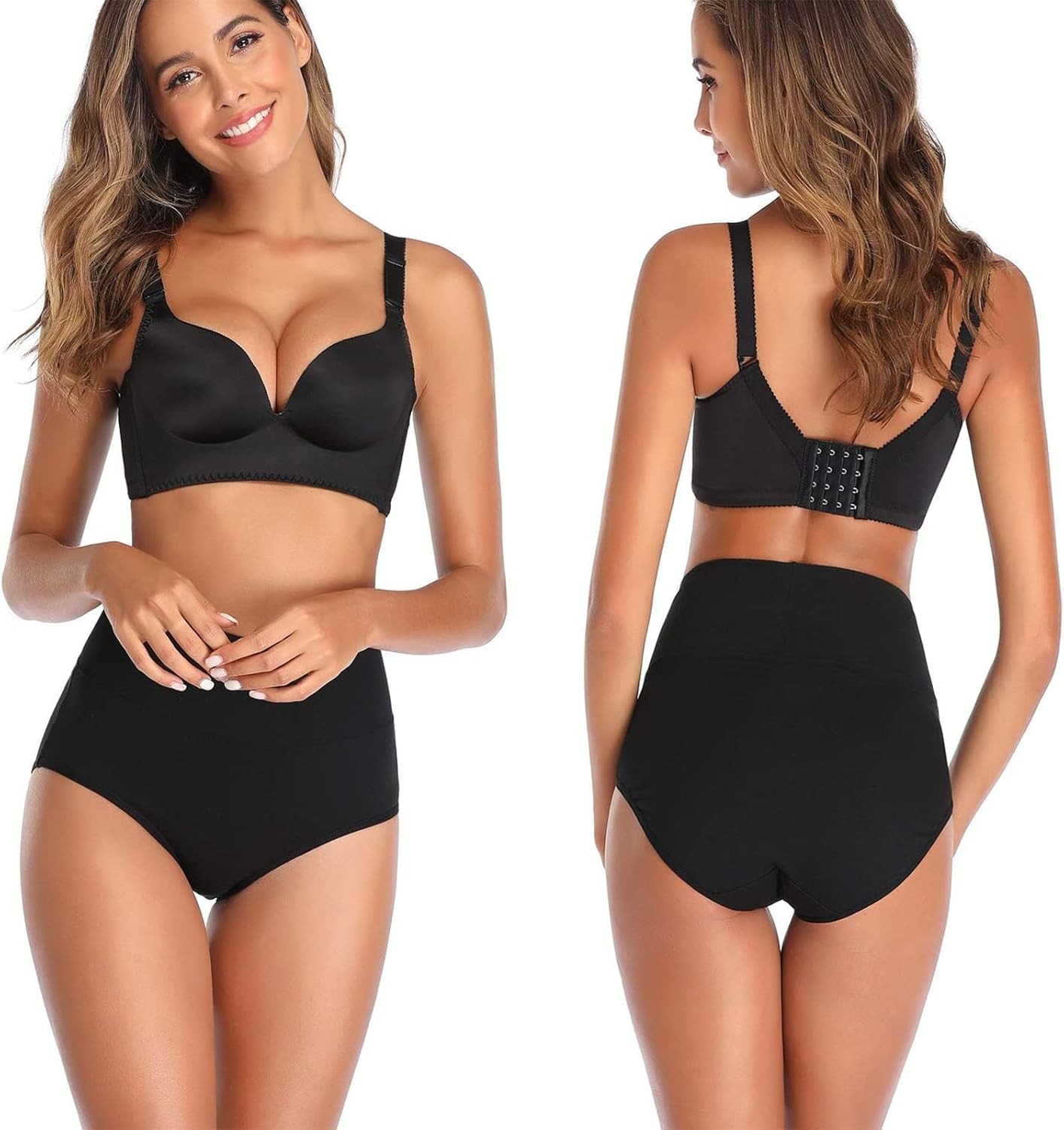 Women’s High Waist Cotton Underwear Stretch Briefs Soft Comfy Ladies Panties