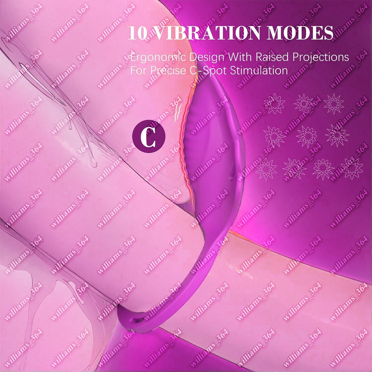 9 Funtions APP Remote Control Vibrating Wearable Panties C-String Sexy Underwear