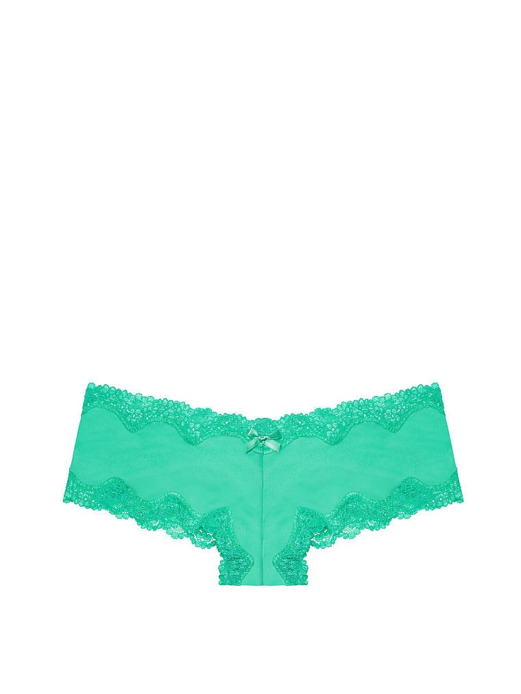 Victoria’s Secret Very Sexy Lace-Trim Cheeky Panty Maldive Green