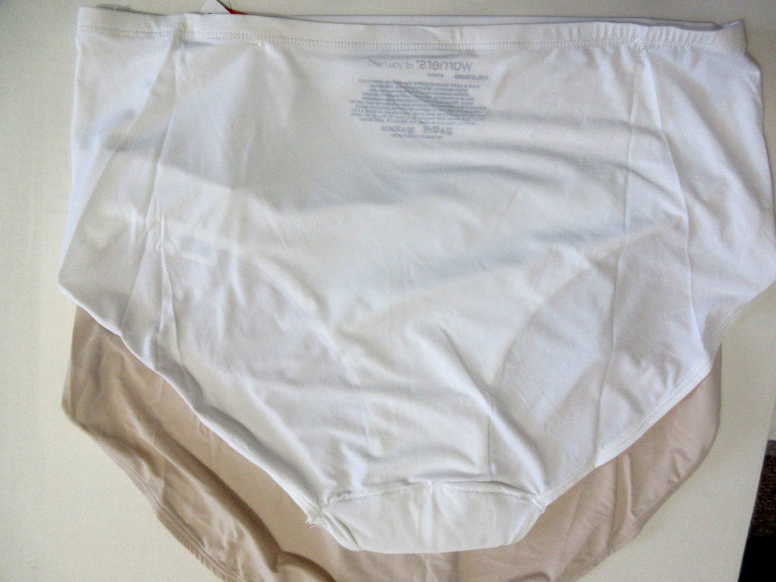 Warners HI CUT panties Smooth it over Front High waist RT9021 beige nylon~ 2XL/9