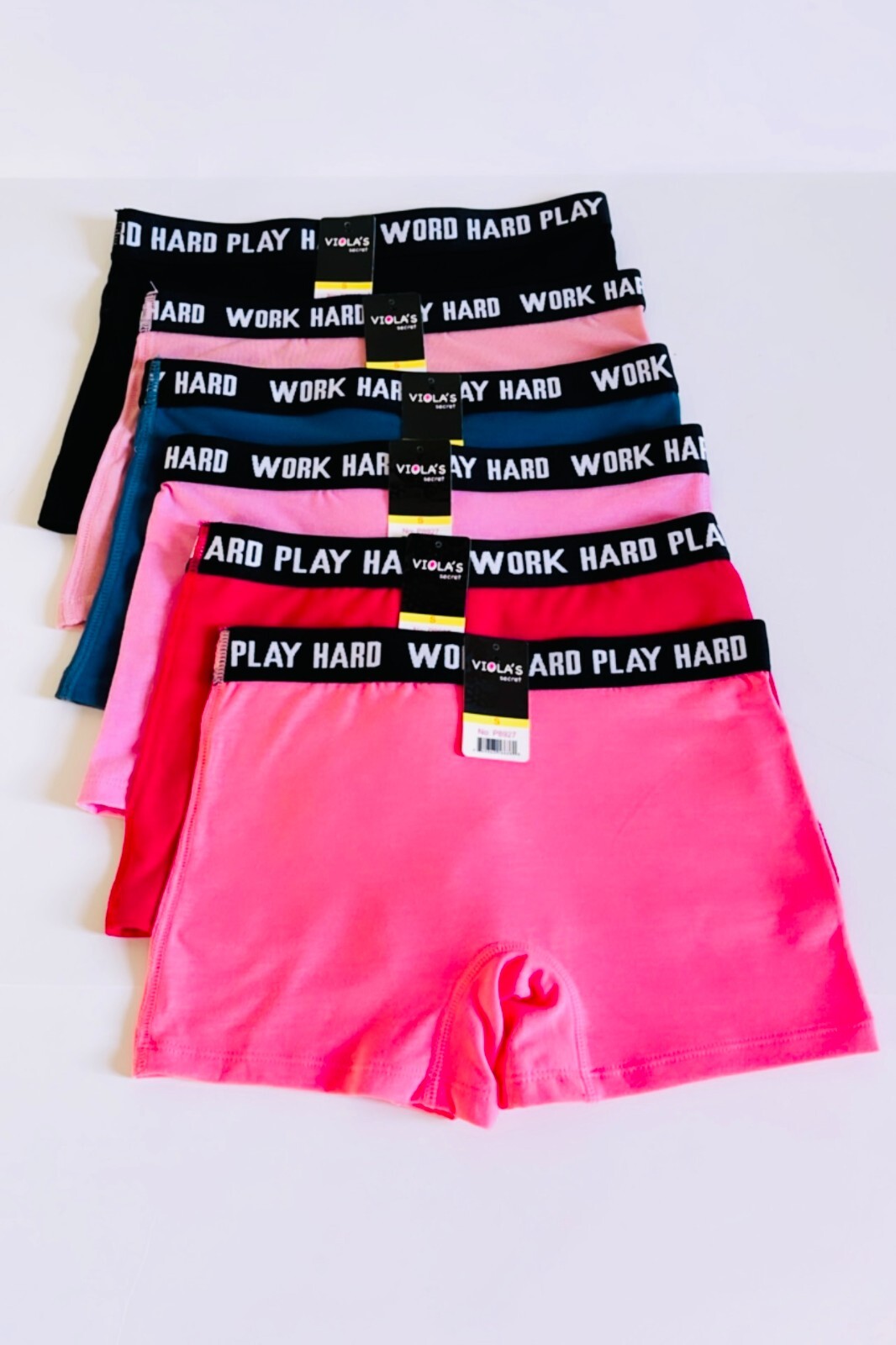 6 Pack Women’s Sports Cotton Boxer Shorts BoyShorts Yoga Fitness Gym 8927 2X-3X
