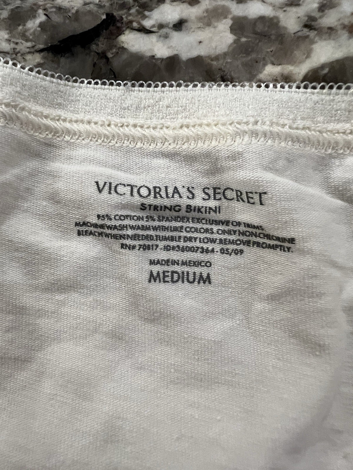 True Vintage Victoria’s Secret Signature Waistband Cotton String Bikini Panties