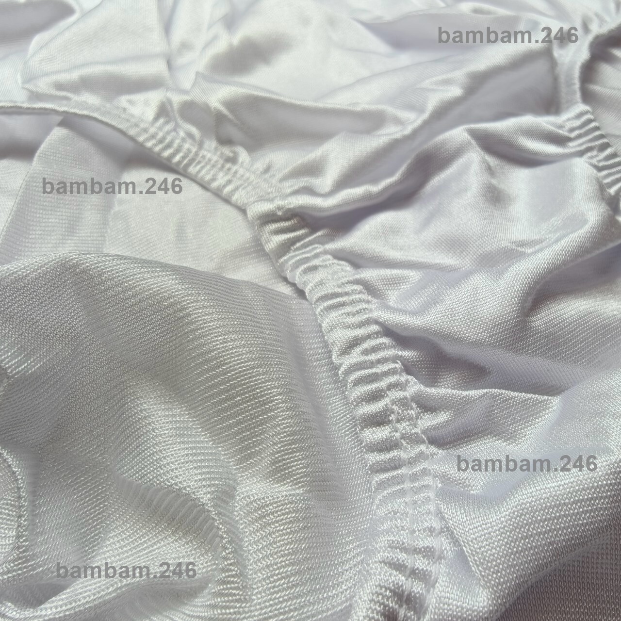 6 Pack Women Men High Waisted Underwear White Briefs Panties Plus Size 3XL Vinta