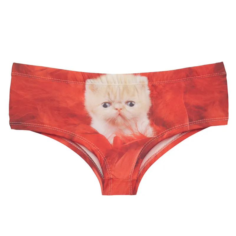 Printed Low Rise Panties Soft Stretch Breathable Briefs Comfortable Fit Wear