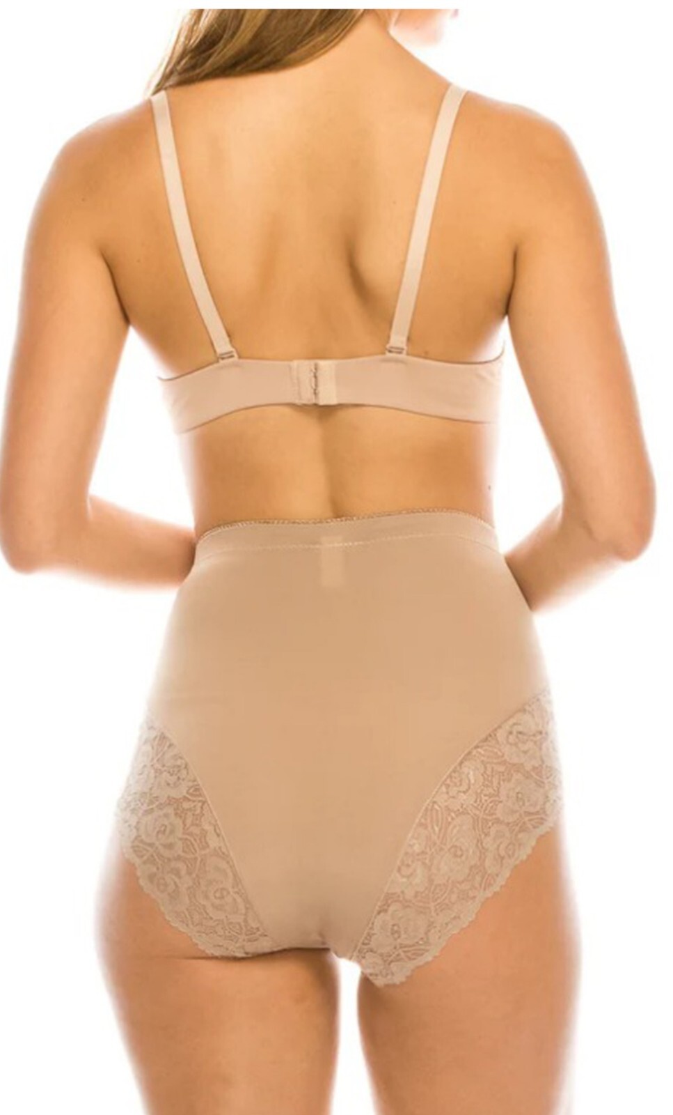 2 ,4 or 6 High Waisted Briefs Tummy Control Girdles Lace Shaper Panties 31 S-5XL