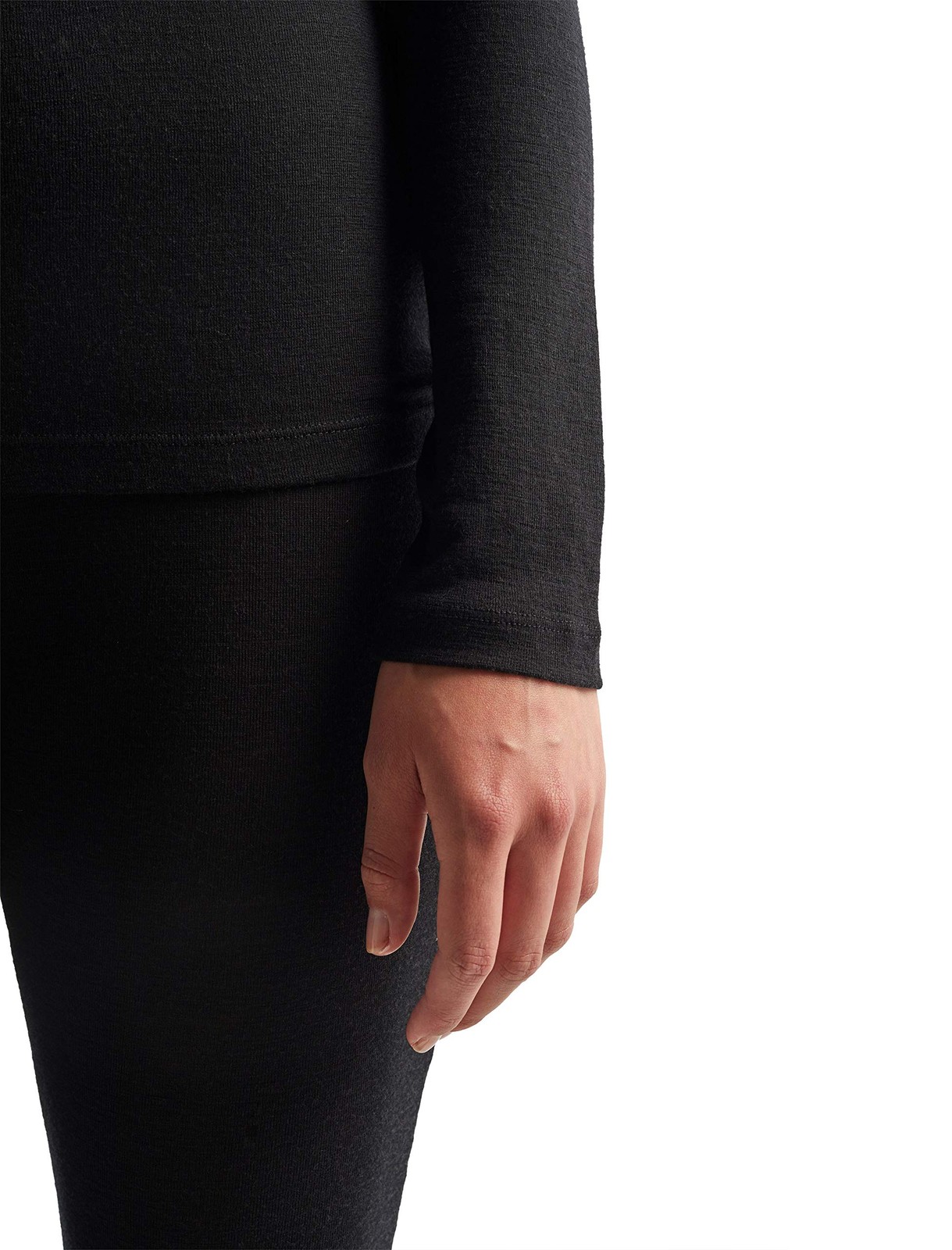 Women’s Long Sleeve Crewneck T-Shirt – 100% Merino Wool Thermal Base Layer fo…