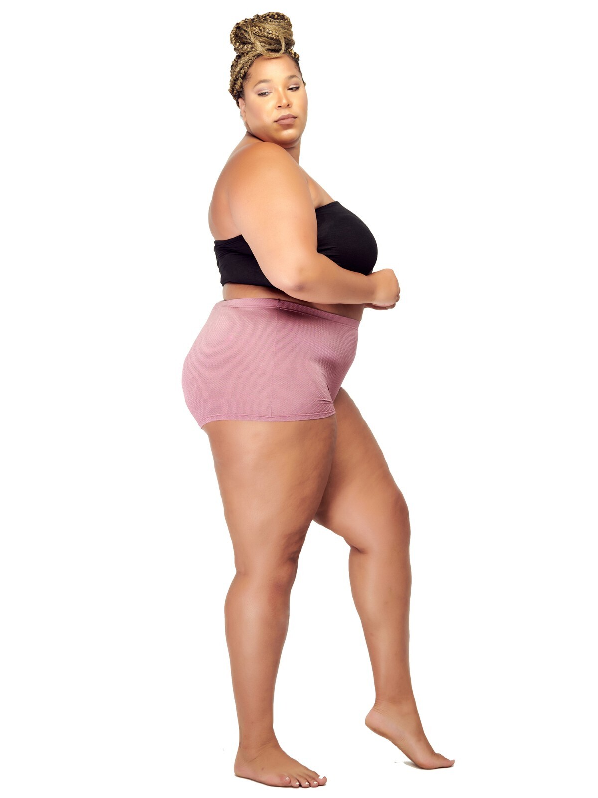 B2BODY Women’s Breathable Boyshort Brief Panties Small to Plus Size 4 Pack
