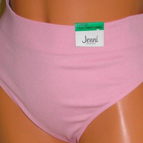 Panties Lingerie Jenni Ribbed Pink Thong Large Adult Gift