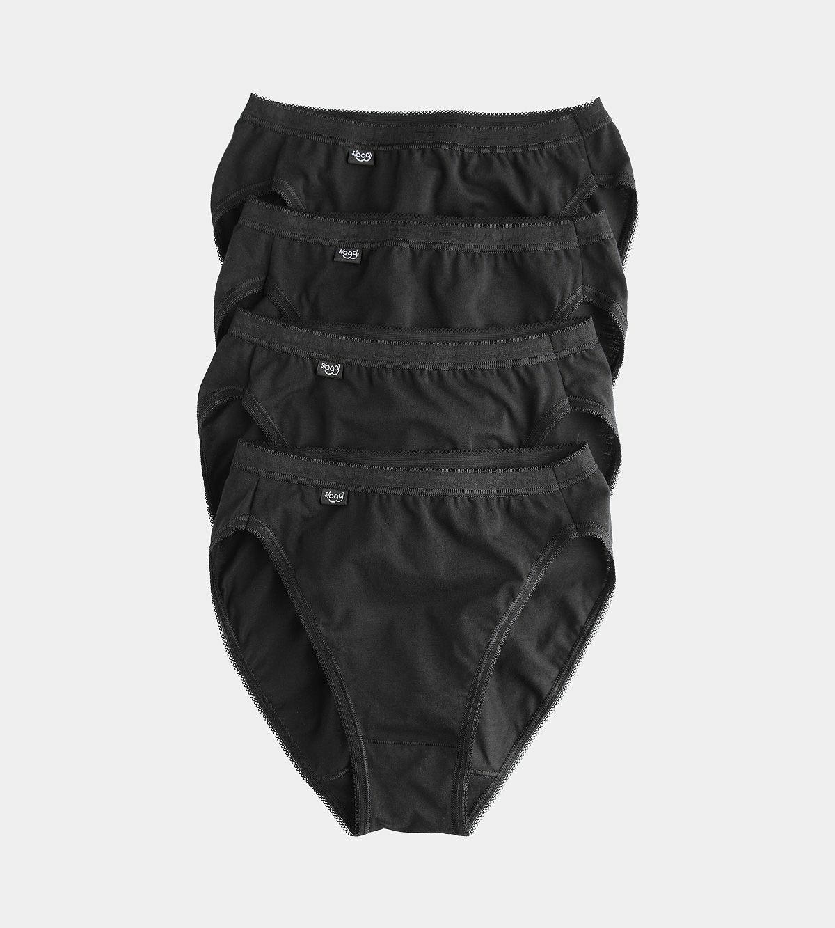 Sloggi Basic+ Tai Briefs Knicker (3 + 1 Free) 4 Pack 95% Cotton 10068838 RRP £37