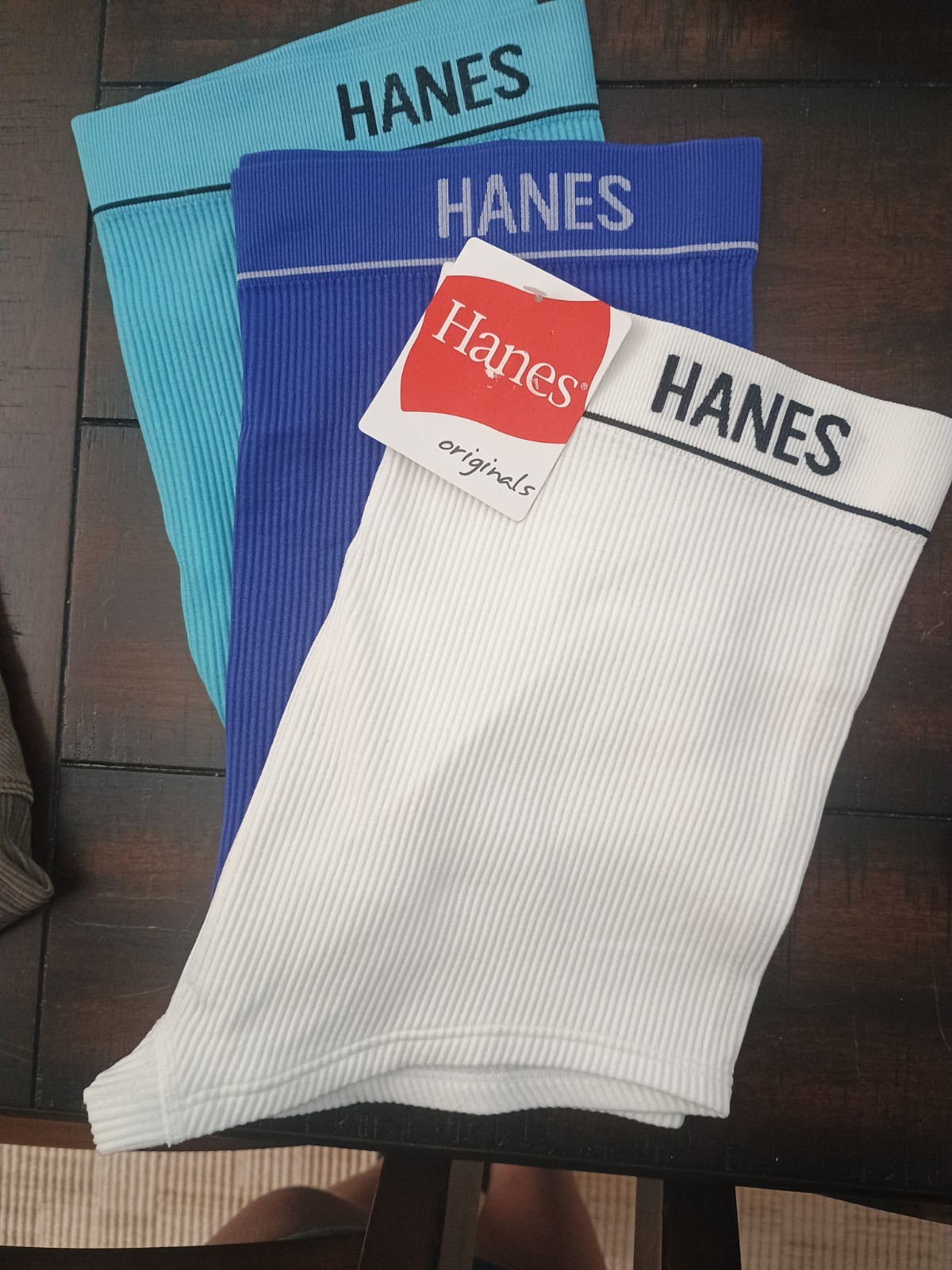 Hanes Women’s Ribbed Boyshorts, 3/Pk – Size XL