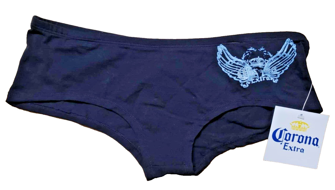 Women’s Corona Extra Underwear BUNDLE 4 PACK Beer Cotton Spandex Blue XL NEW