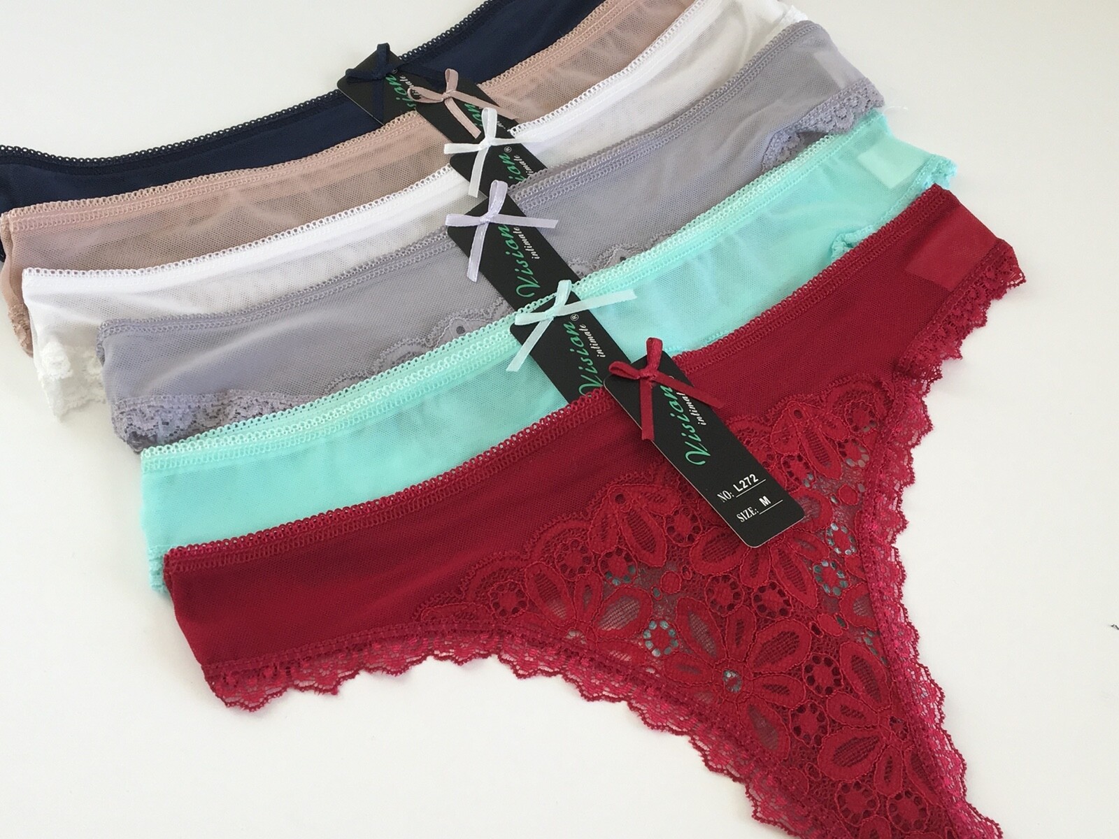 WOMEN’S Thong Tangas Undies PANTIES lace sexy 6 or12 UNDERWEAR STRAPPY 272 S-XL