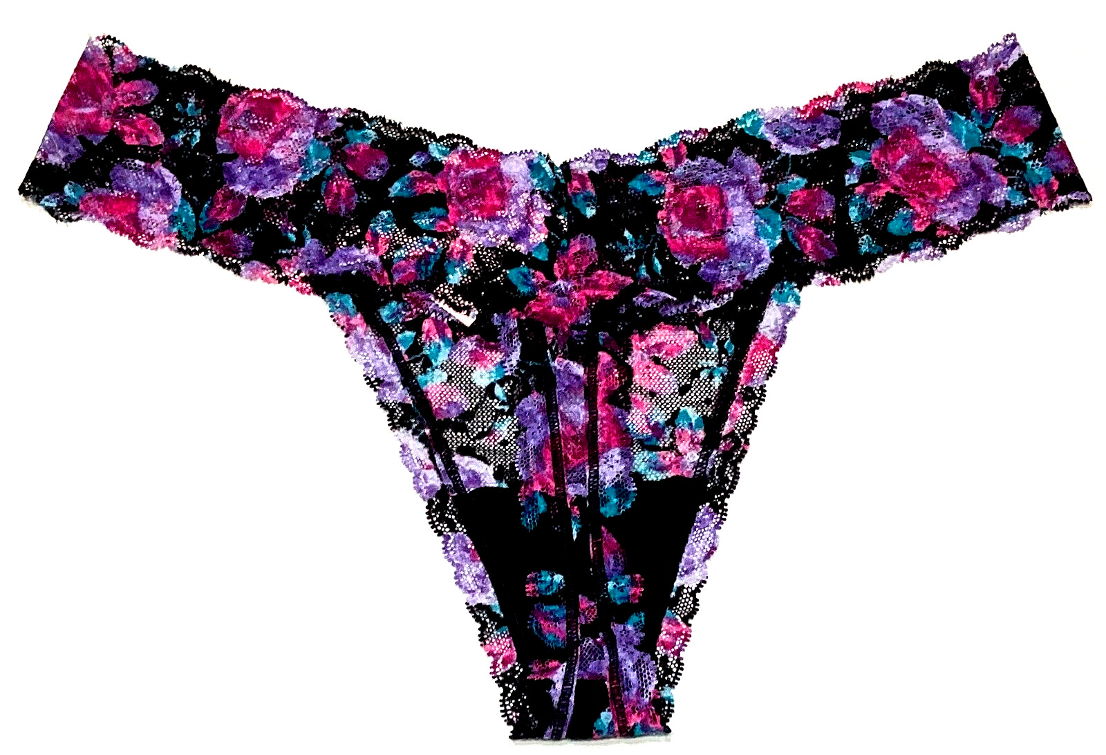 medium – NWT Victoria’s Secret floral all lace thong panty (c294 a)