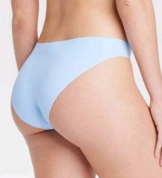 Second Skin Panties Smooth Seamless Baby Blue In Keepsake Box S