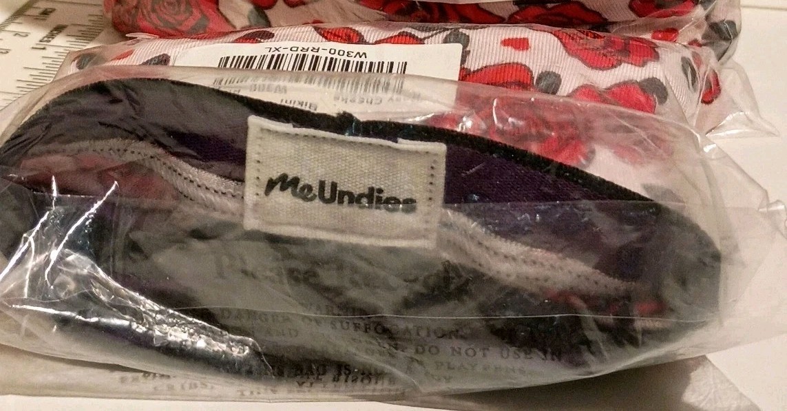 MeUndies Rosy Cheeks Patterned NWT Bikini Panties Size XL