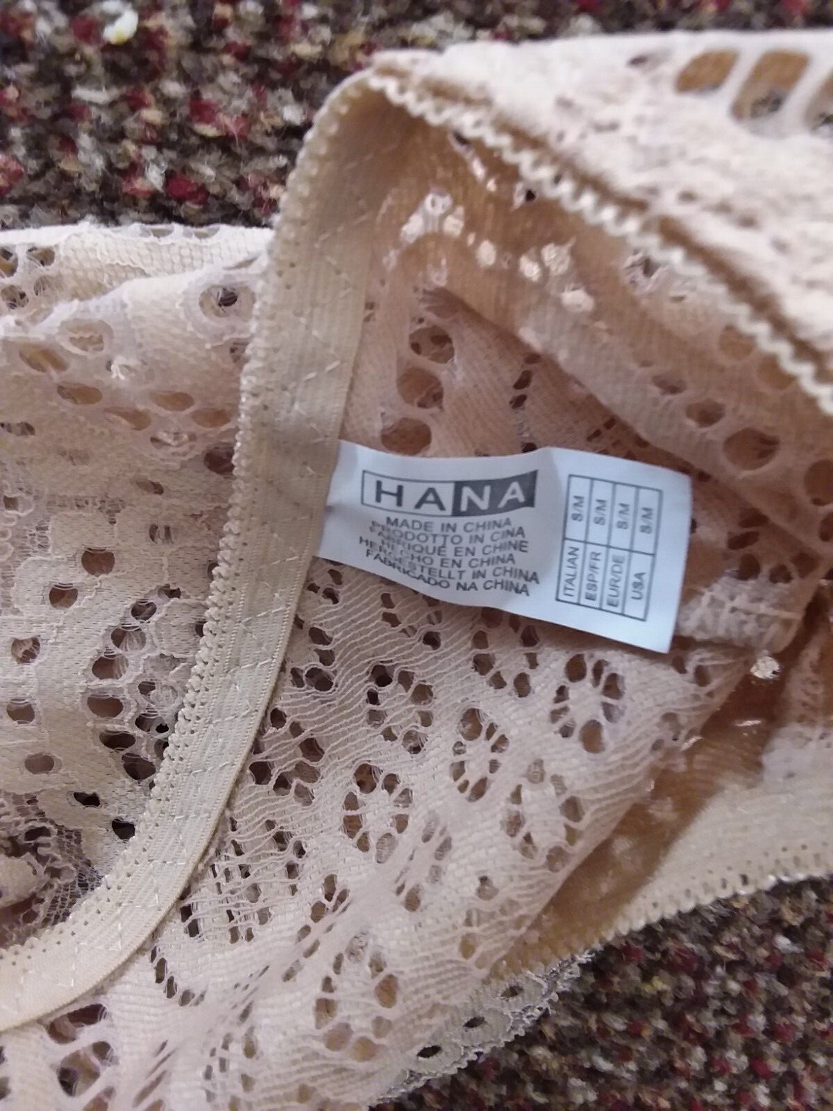 BNWT – HANA – WOMENS LACEY OPENWORK KNICKERS – SIZE S/M