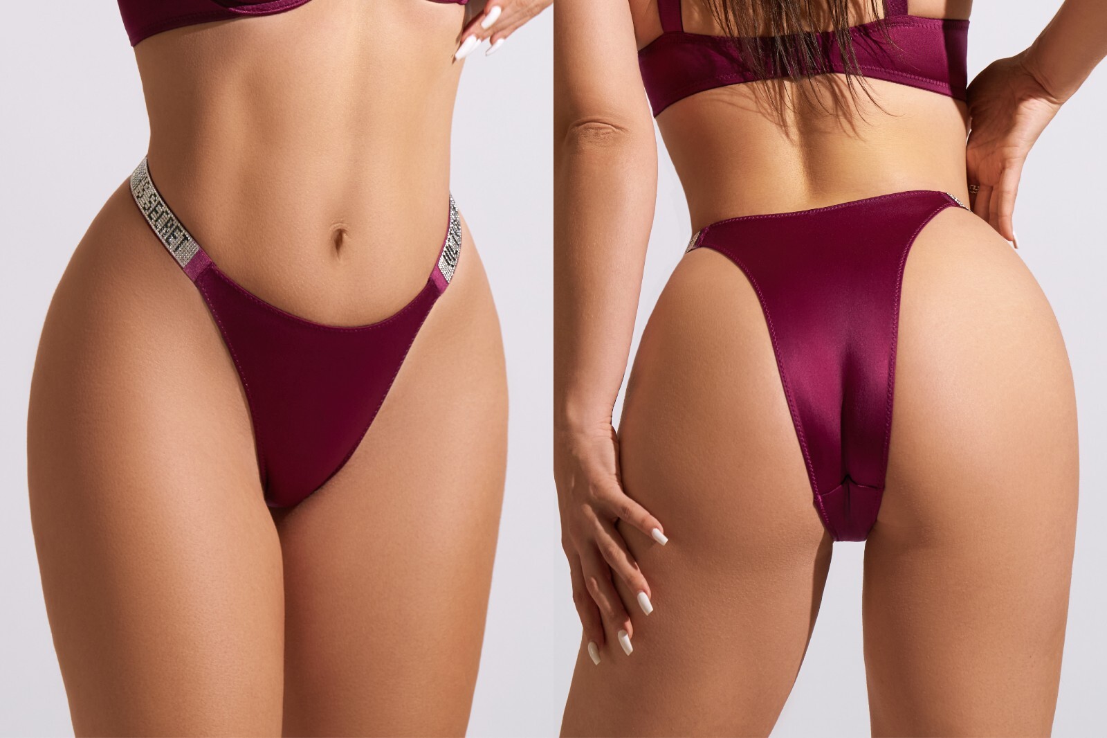 Victoria’s Secret Shine Strap – MULTI BRIEF – Classic SATIN lingerie