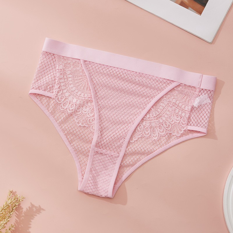 3 Pack Lot Sexy Womens See Through Lace Panties Underwear Lingeries Ladies Brief