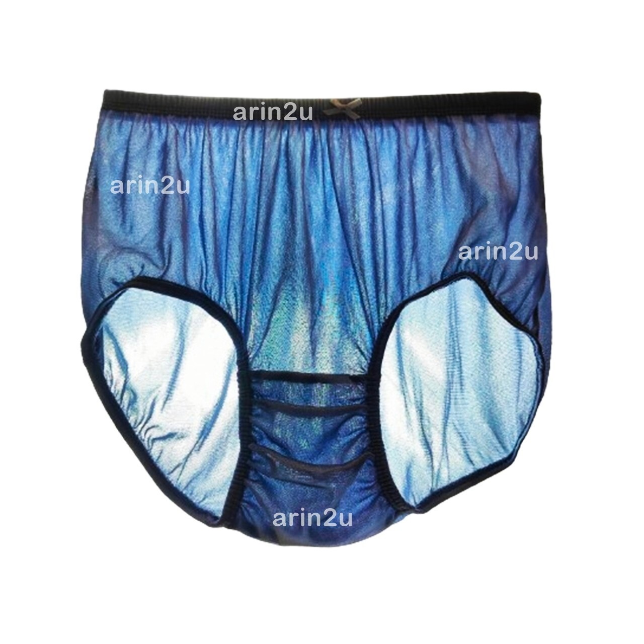 12x Plain Classic Nylon Silky Underwear High Waist Panties Briefs Plus Size 3XL