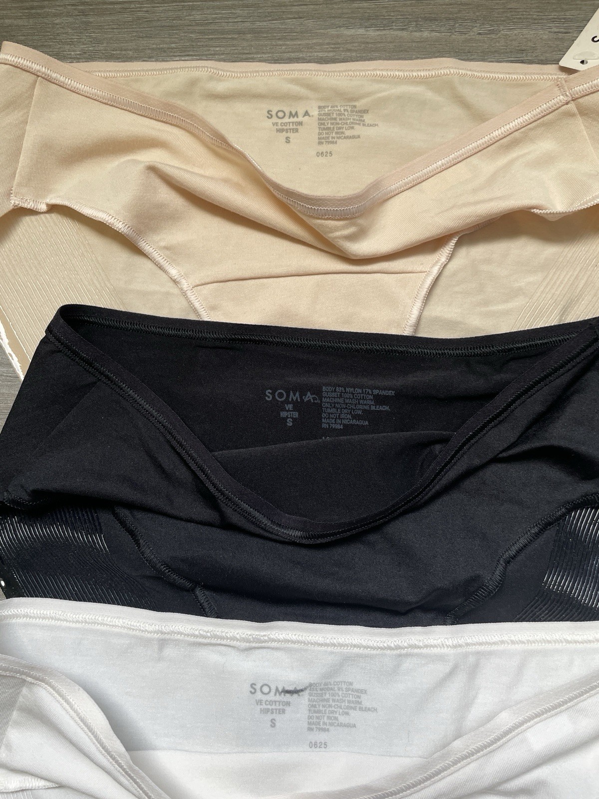 $126 Soma Panty Lot ~7 Pairs ~Small~ Vanishing Edge Hipster~ No-show~NWT❤️