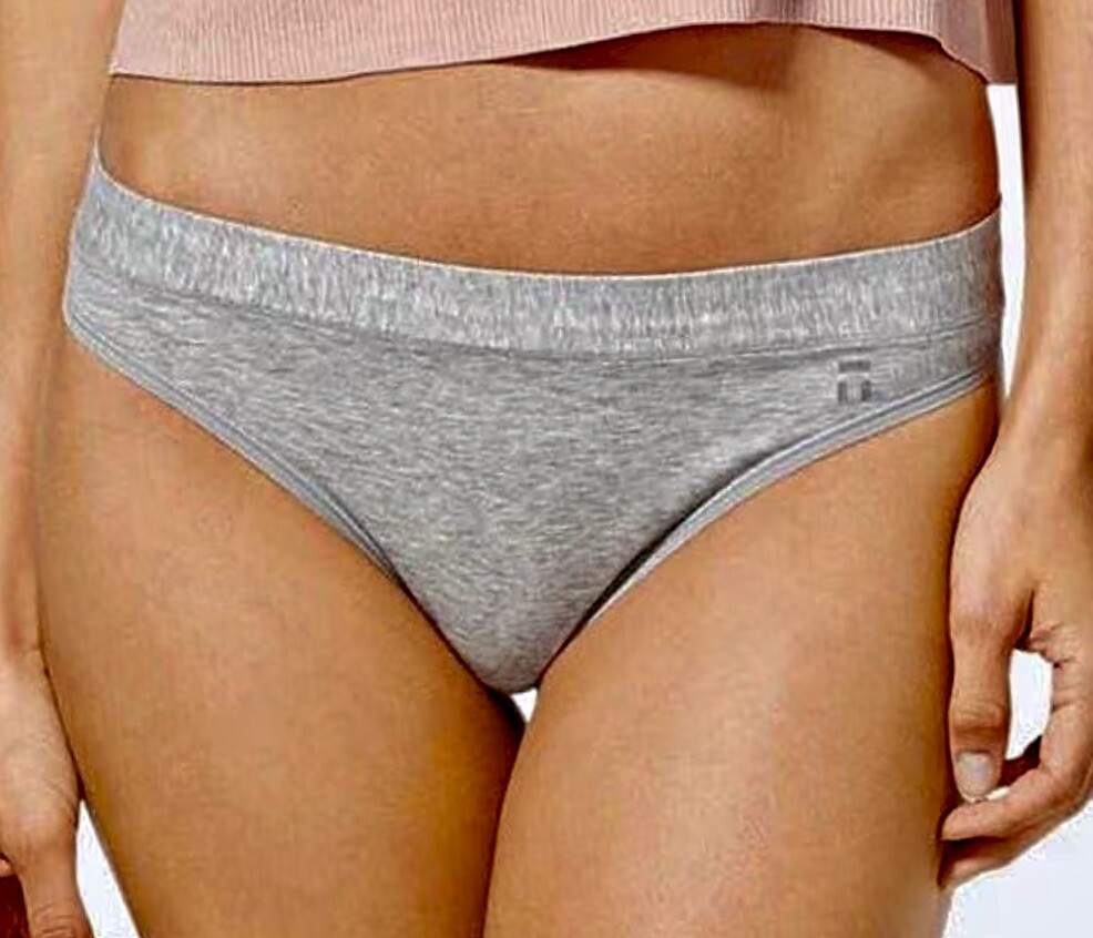 TOMMY JOHN Cool Cotton Heather Grey Thong Panty Womens XS 4 S 5 M 2XL 9 1000488