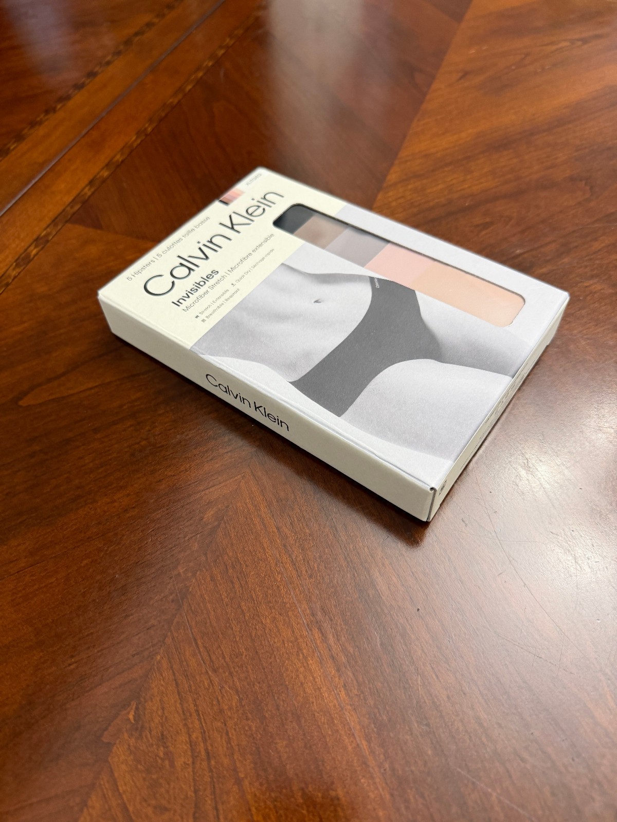Calvin Klein Women s Invisibles Seamless Hipster Panties 5-Pack XL Multicolor