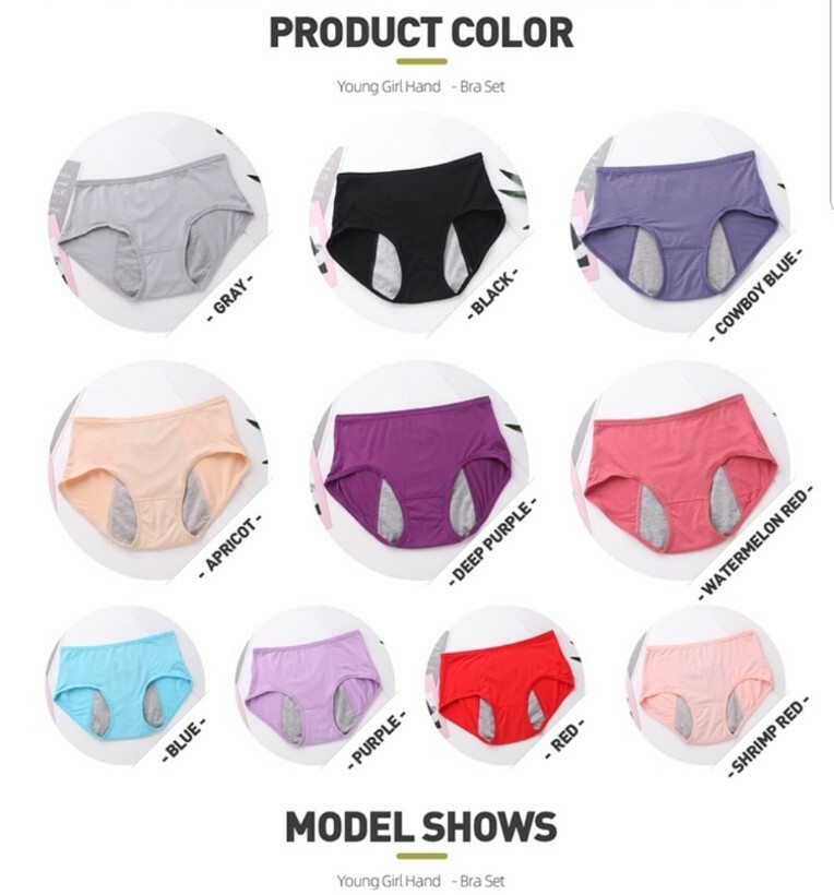 Young Girl Intimates Period Panties Modal size L (Please check measurements)