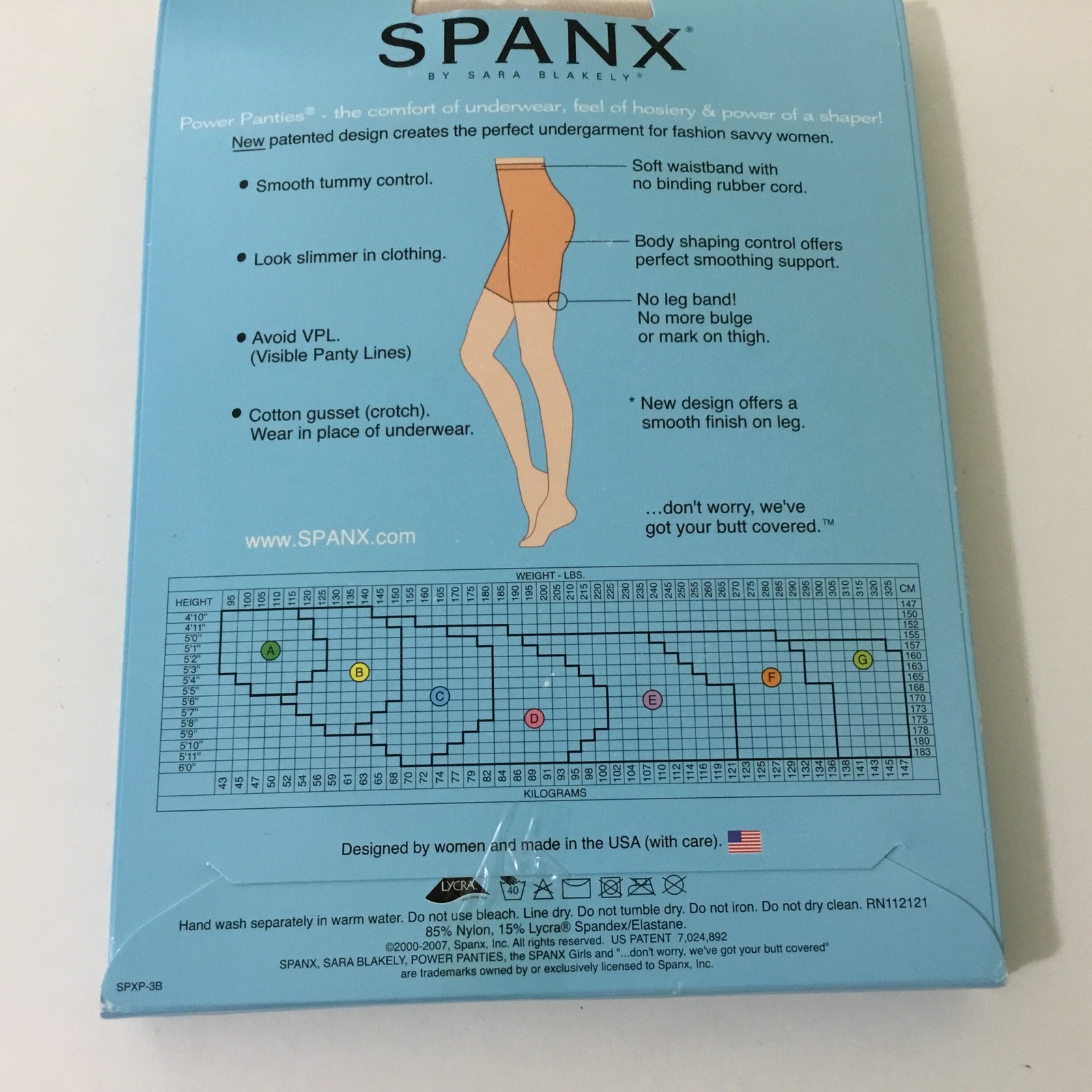 Spanx By Sara Blakely Power Panties Performance Underwear Bare Size G New
