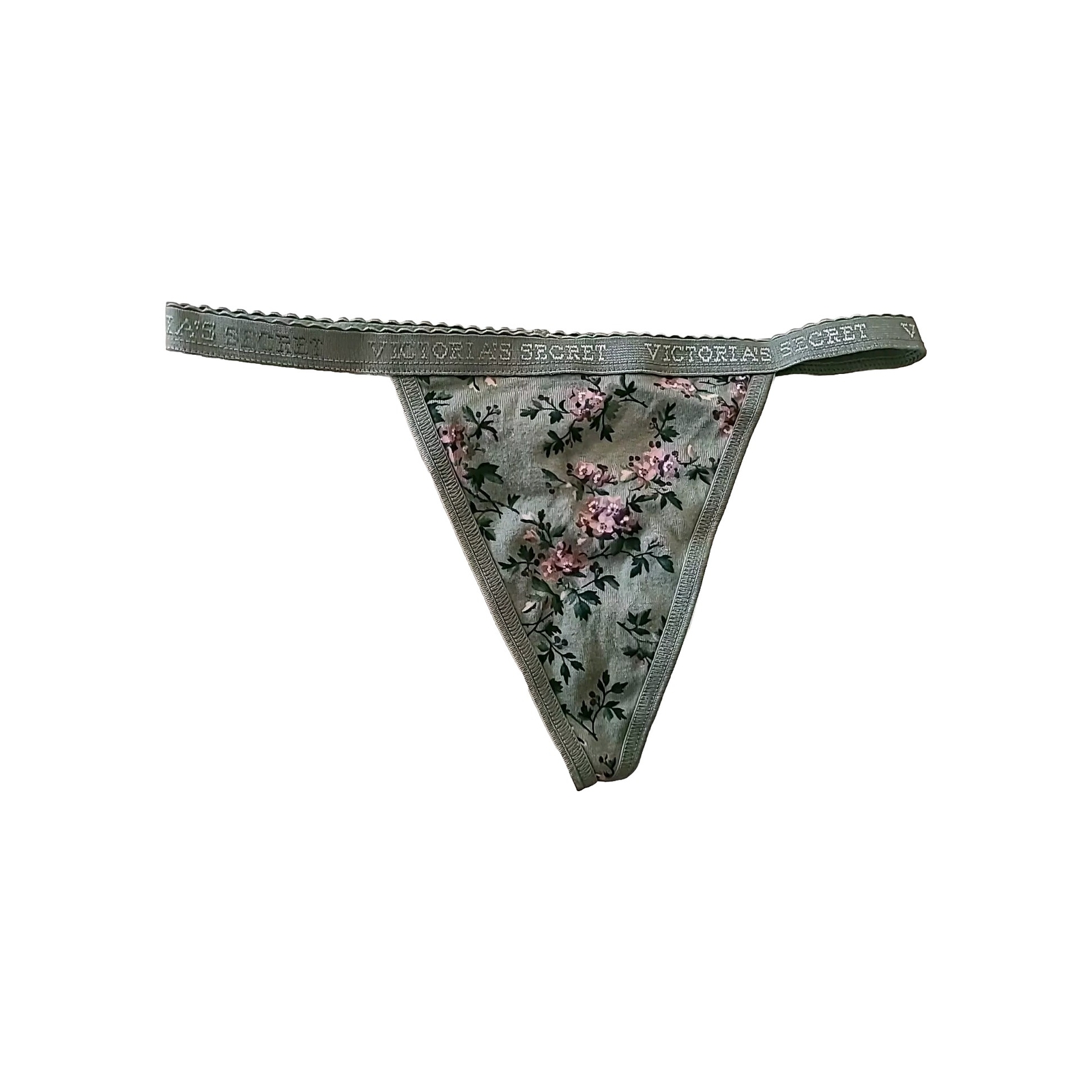 NWT Vintage Victoria’s Secret Small V-String Thong Panties Cotton 2003 Y2K RARE