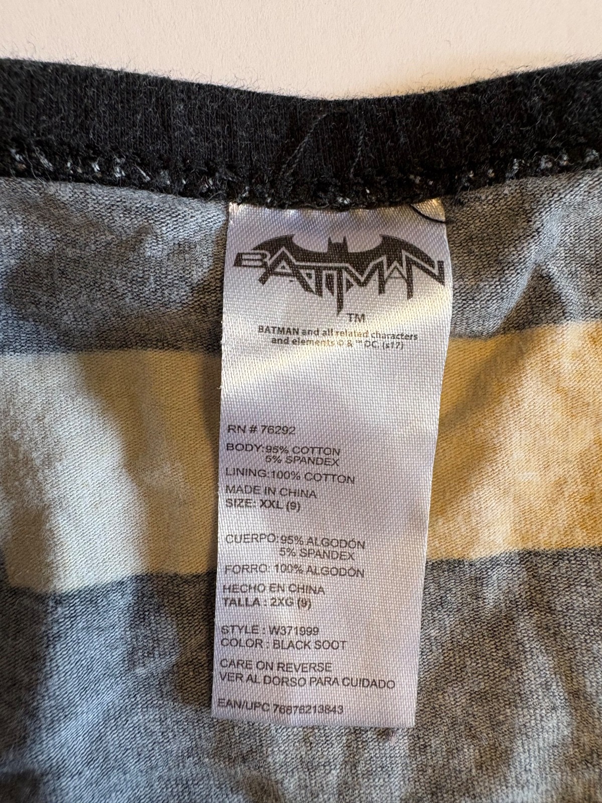 Batman DC Comics Women’s Panties and Black Lace & Gray Cotton XXL 2X Size 9 Lot
