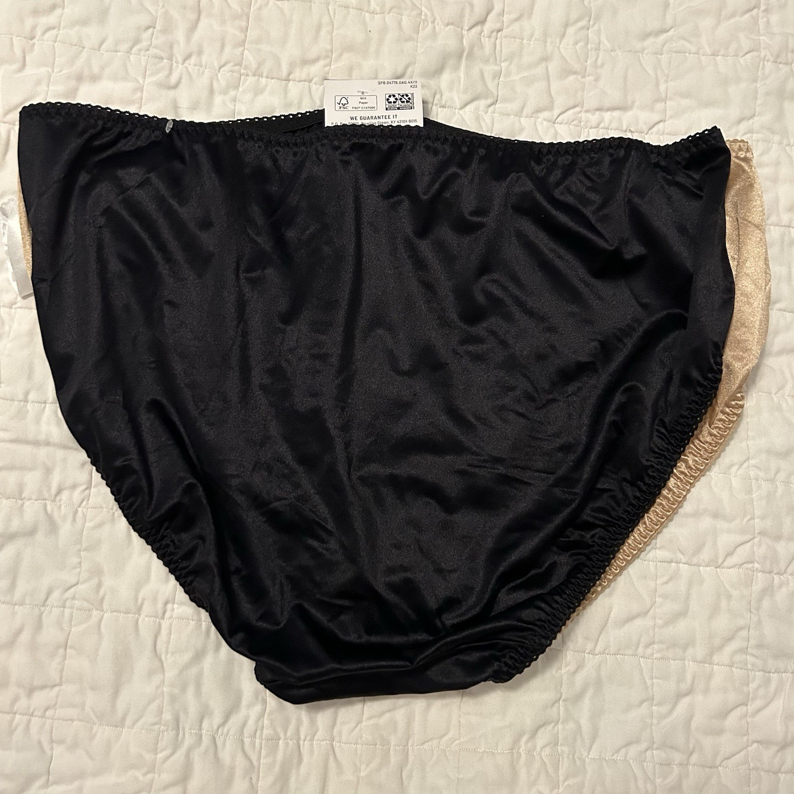 New NWT Vanity Fair 4XL/11 Light Control UNDERSHAPERS 3 Pack Hi-cut Underwear