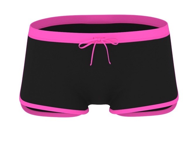 Victoria’s Secret Pink Logo Black PINK Graphic Butt Hit Boy Short SMALL