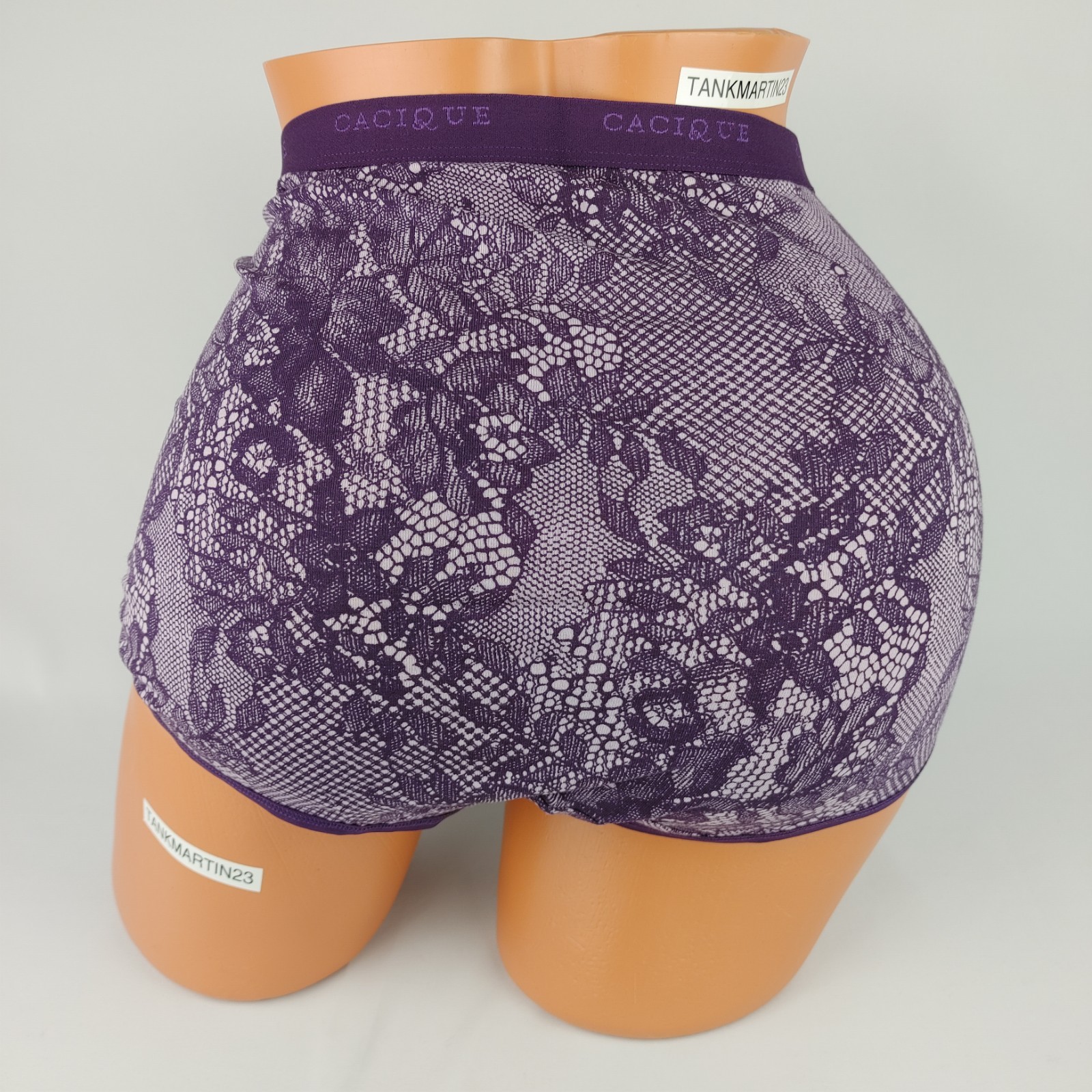 Lane Bryant Cacique Cotton Full Brief Panty Panties 18/20 Plus Purple Flowers