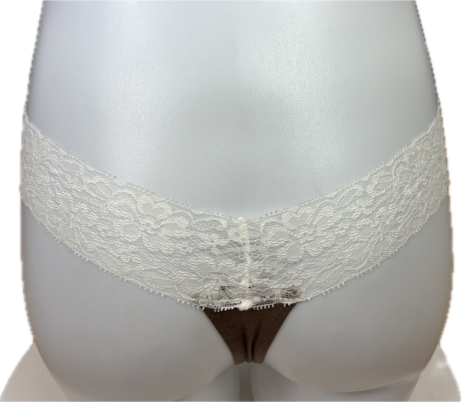 Honeydew Intimates S/M Assorted Fall Color Lace Waist Bow Thong Panties-Set of 5