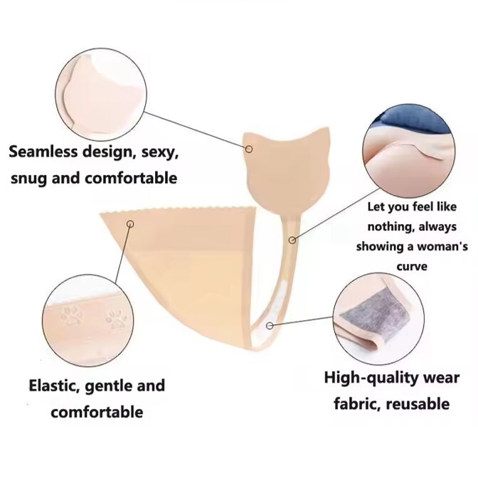 Strapless Cotton Lined C String Panties Various Styles, Colours & Sizes