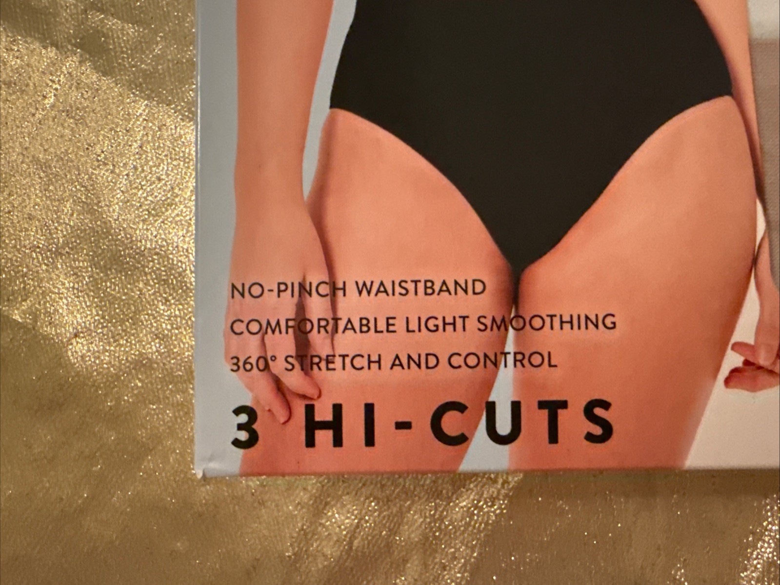 NWT Hanes Premium 3 Pair Seamless Smoothing Hi-Cuts Panties Size 8/XLarge