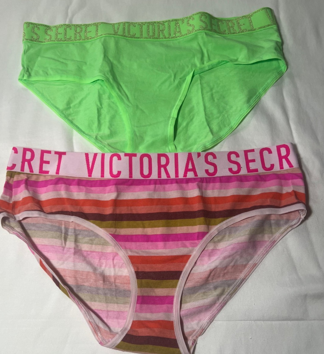 7 Pair of Victoria’s Secret Cotton Panties Large X Large NWOT