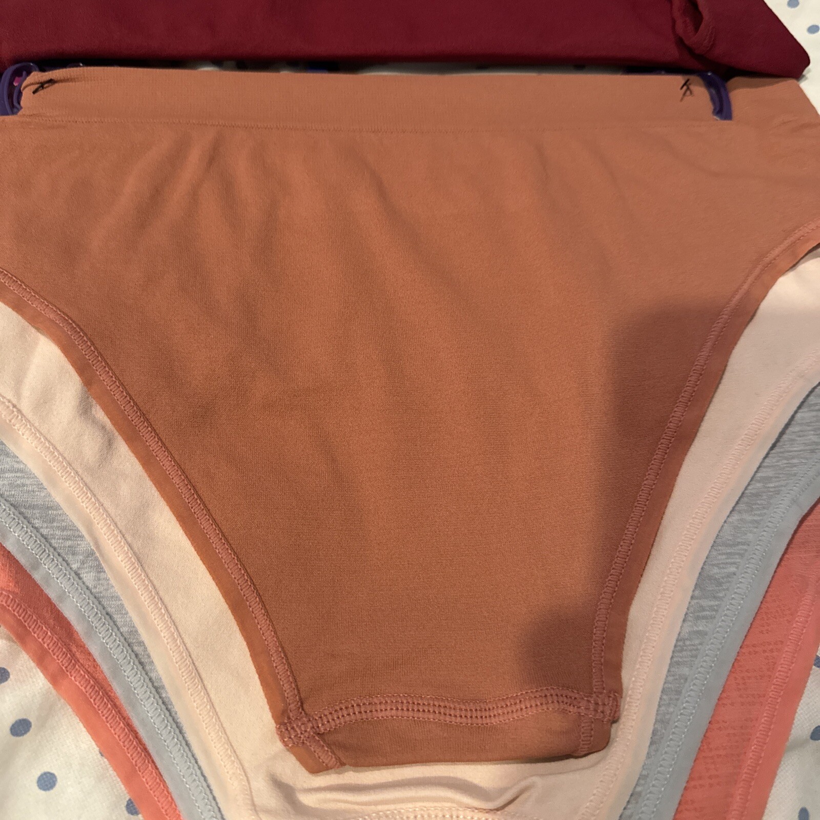 AEROPOSTALE AERO 5 PACK SEAMLESS CHEEKY HIPSTER WOMEN’S UNDERWEAR PANTIES LARGE