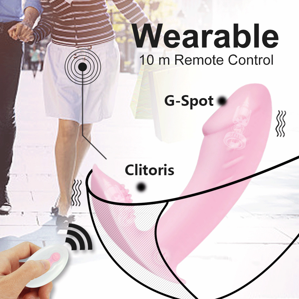 Vibrating Panties 10-Function Wireless Remote Control Rechargeable Underwear