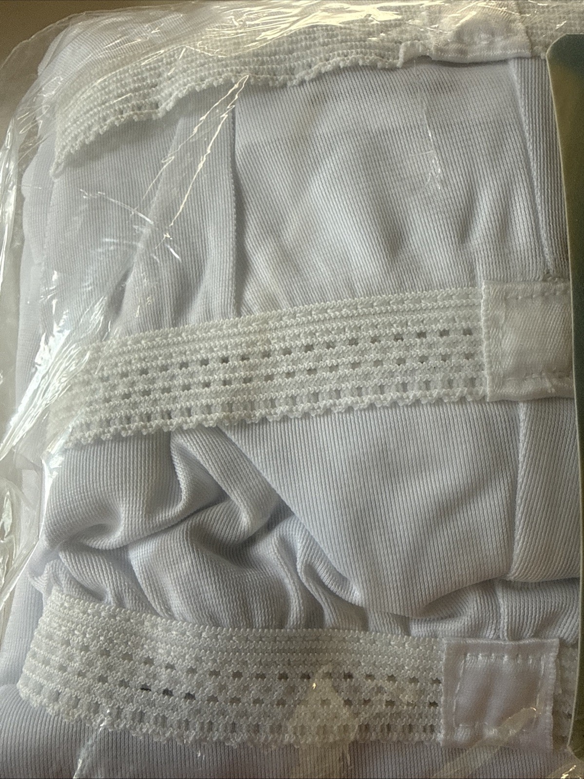 Vintage Fundamentals Acetate Tricot Fuller Cut Elastic Leg Briefs Womens Size 8