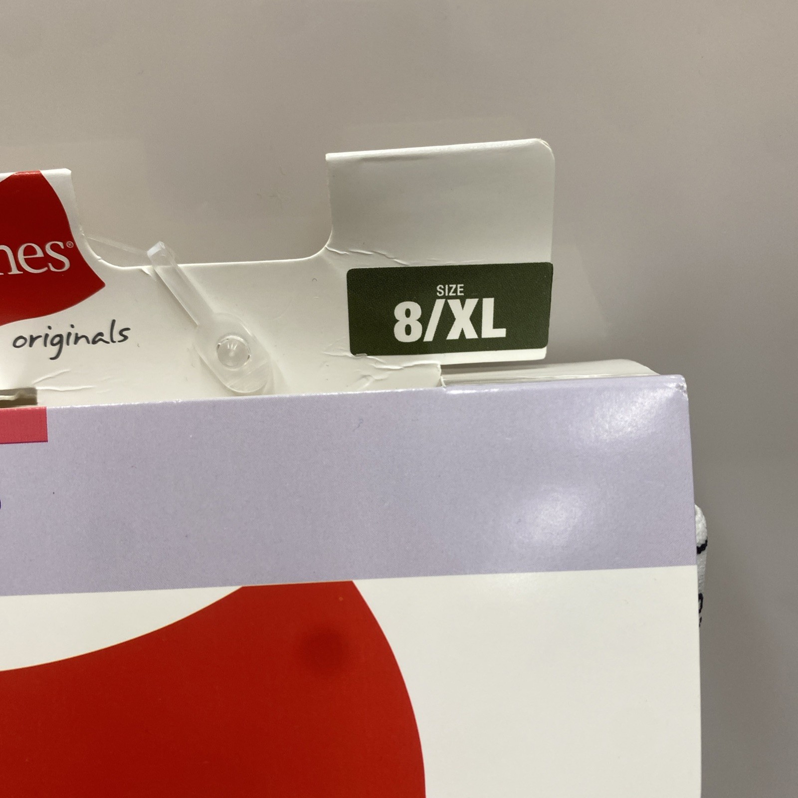 6-Pack HANES Originals Women’s Size 8/XL Hi-Legs Cotton Stretch