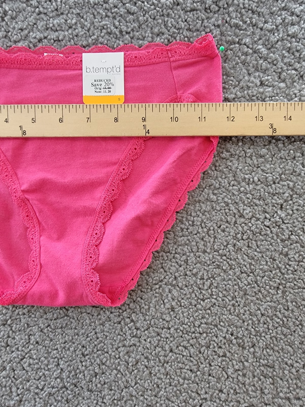 b.tempt’d by Wacoal Eyelet High-Leg Underwear Women’s 5-S Raspberry Sorbet