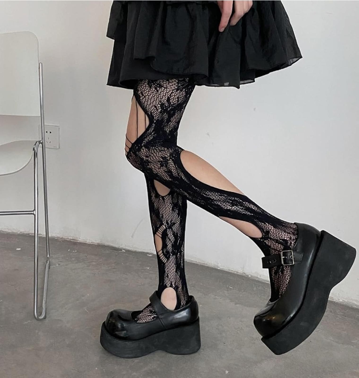 Black fishnet stockings new unique design fishnets goth grunge