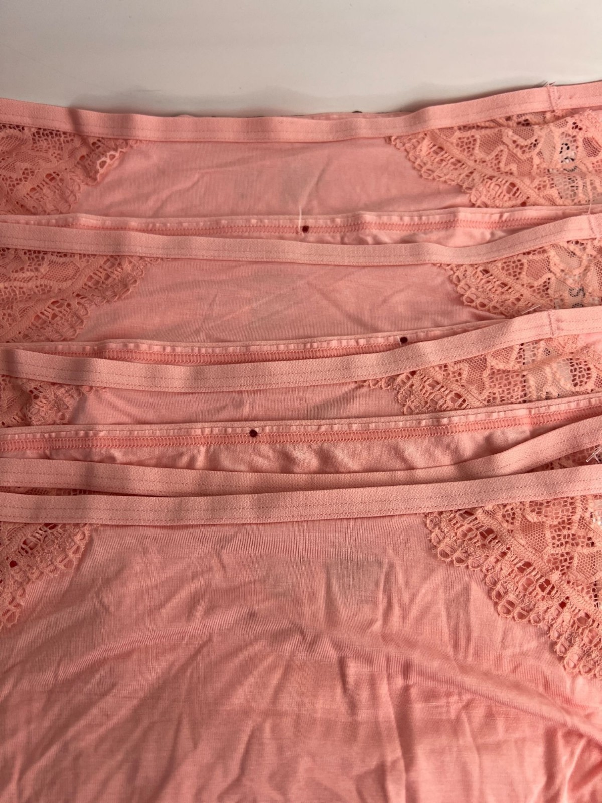 Soma Embraceable Lace High Leg Briefs Panties Size XXL Pink Peach NWT