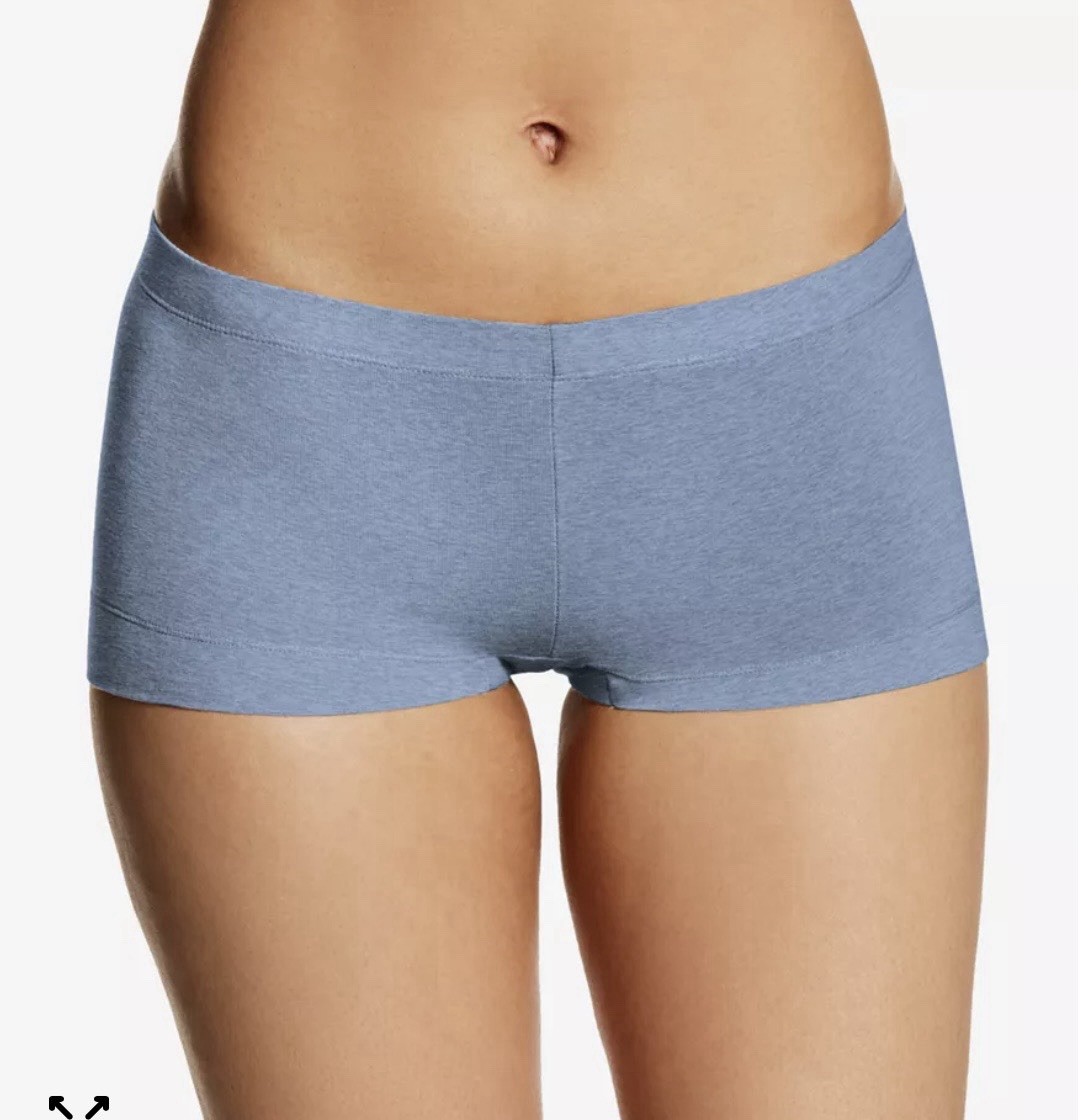 NEW No Pkg Women’s Maidenform 9/2XL Blue Boy Shorts Underwear Panties #40774