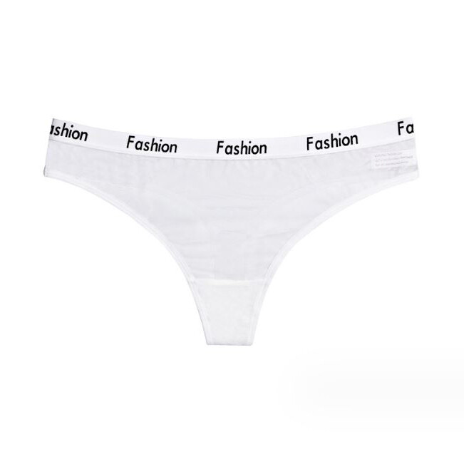 6 PCS Women Sexy Panties Thong G string High Cut Sheer Ladies Underwear