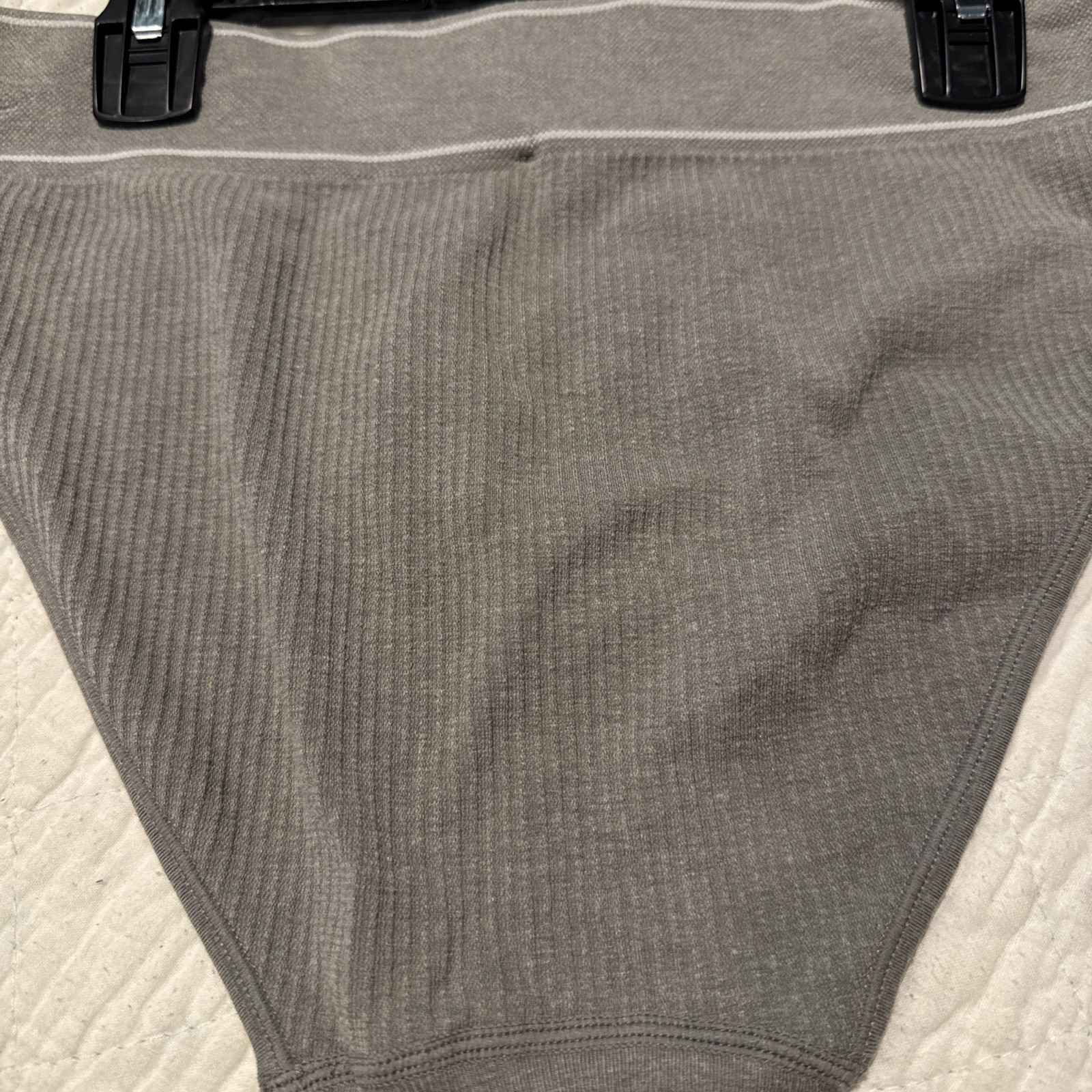 Polo Ralph Lauren Gray Panties Size Medium Briefs Ribbed Seamless