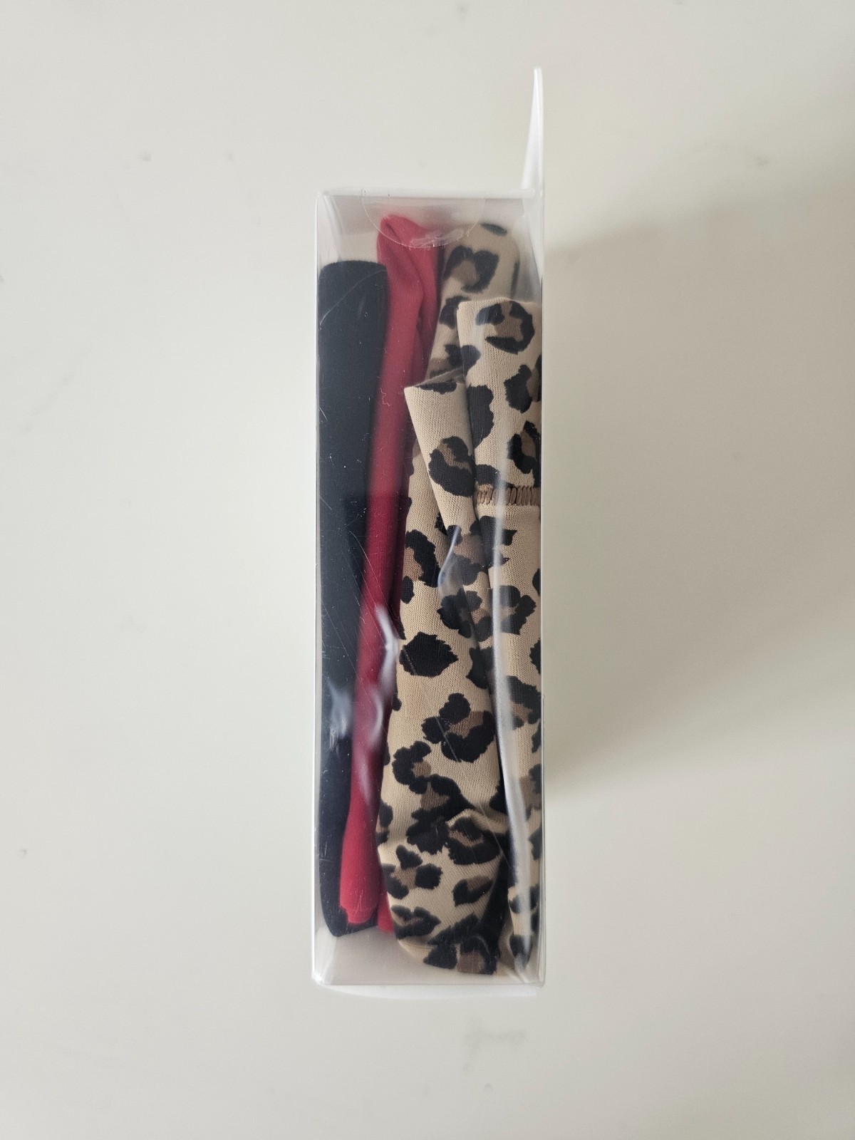NWT LULULEMON Black Red Leopard Smooth & Invisible InvisiWear MR Bikini 3 Pack M
