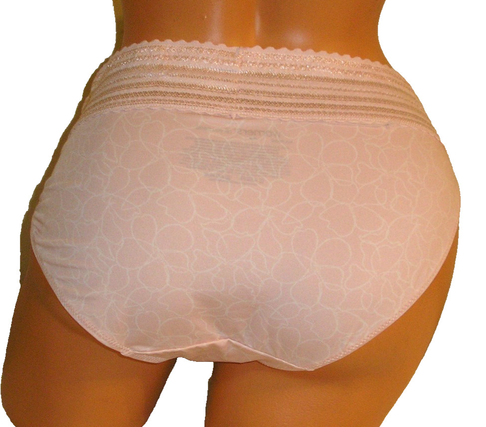 Panties Lingerie Warners No Pinch No Problem Pink Bikini Sz 9 2XL Adult Gift
